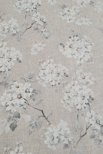 Tela decorativa gris almendra