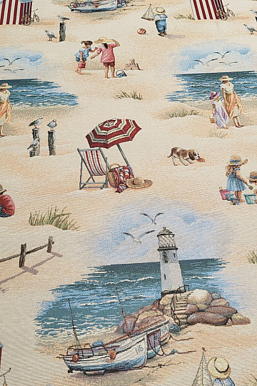 Tapiz con la imagen de NIÑOS EN LA PLAYA.