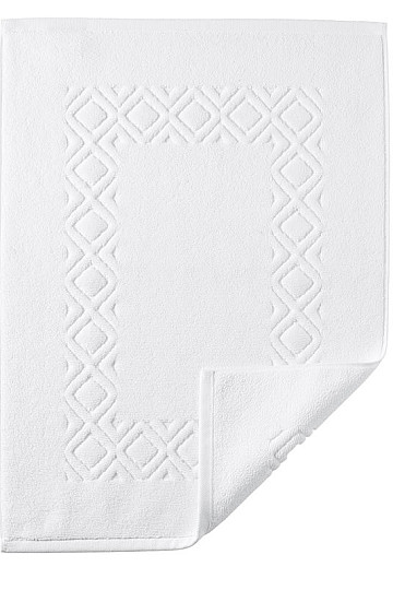 Alfombra de baño de rizo DENVER blanco