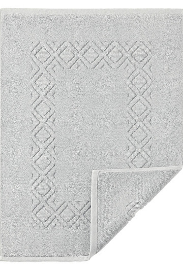 Alfombra de baño de rizo DENVER gris claro