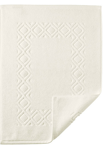 Alfombra de baño de rizo DENVER crema