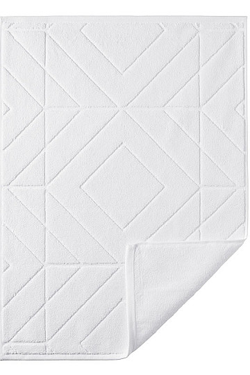 Alfombra de baño rizo MALIBU blanco
