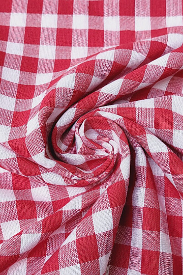 Tela decorativa KANAFAS rojo 1x1 cm