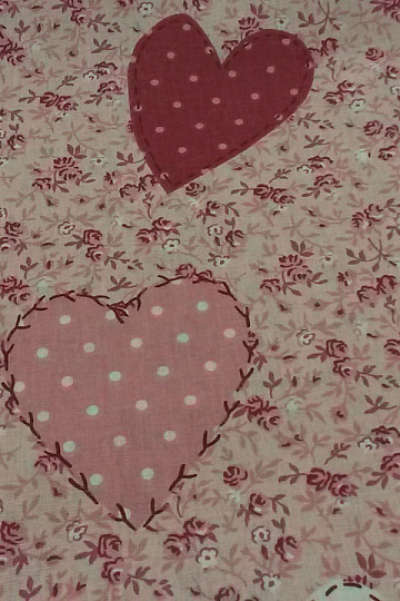 Tela de algodón LIBERTY corazón grande