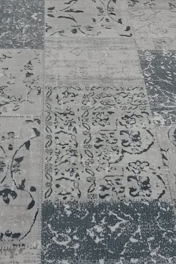 alfombra moderna PIAZZO 12168 gris-azul