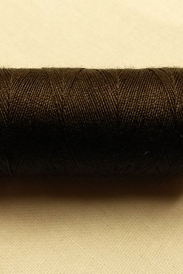 Hilo de coser marrón oscuro 200 m