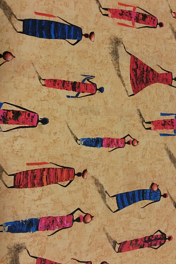 Tela decorativa de diseño AFRICA etno.