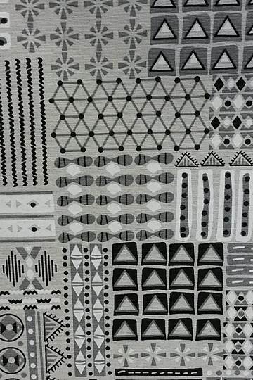 Tela decorativa GEO gris