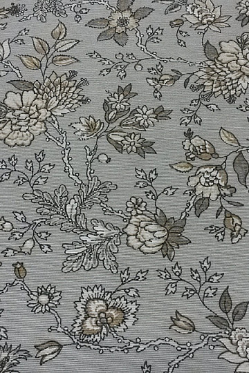 Tela decorativa Flores NATHALIE gris
