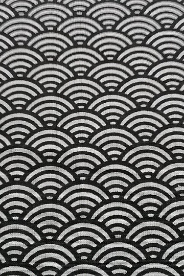 Tela de algodón SUSHIS gris oscuro