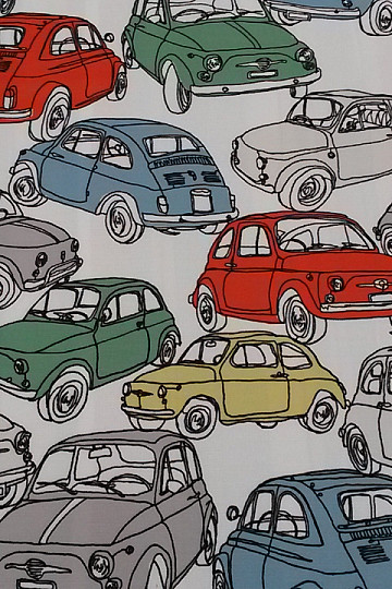 Tela decorativa CARS blanco/color