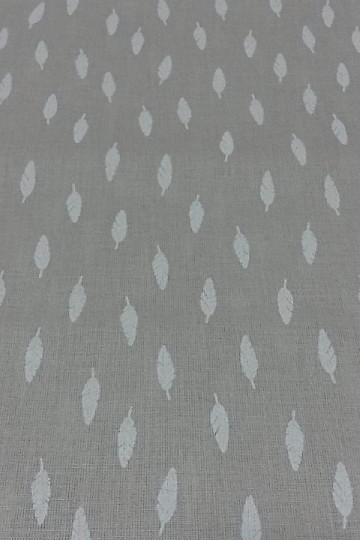 Tela de algodón Plumas beige