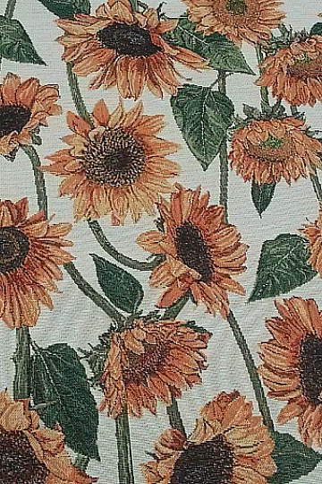 Mantel tapiz y pañuelo GIRASOL