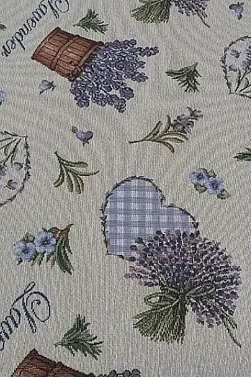 Mantel tapiz, bufanda Lavanda 1