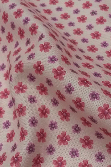 Tela decorativa CLARA FLORES rosa