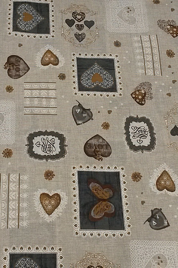 Tela decorativa CARLA gris