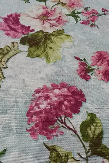 Tela decorativa HORDENZIE LEONE turquesa