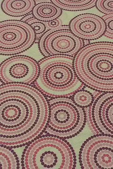 Tela decorativa MANDALA ECO lila