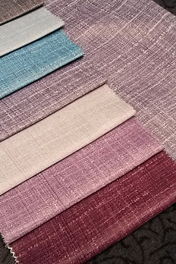 Tela decorativa DIMOUT para cortinas violeta oscuro 93