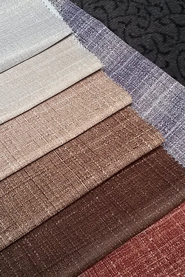 Tela decorativa DIMOUT para cortinas marrón 15