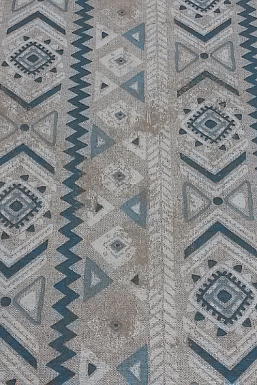 Tela decorativa TULUM MAYA turquesa