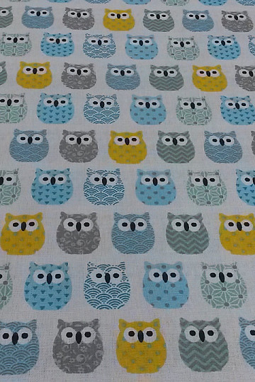 Tela decorativa MINI BÚHOS 7