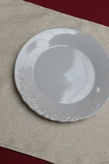 Mesa navideña FLASH plata natural