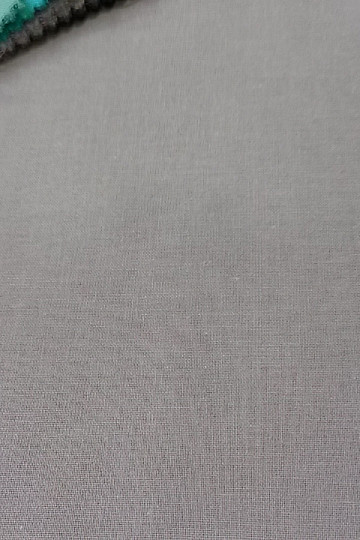 UNI GRIS tela de algodón gris claro