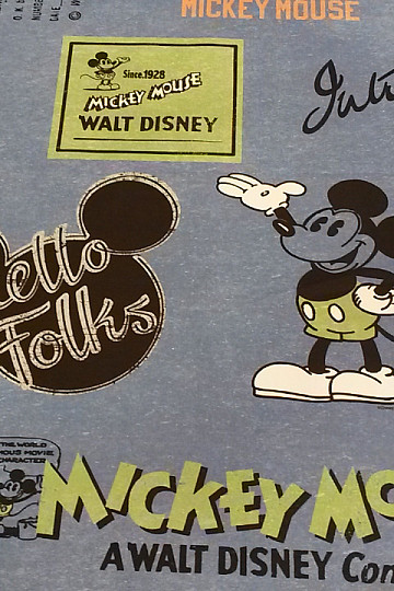 Tela decorativa infantil MICKEY MOUSE azul
