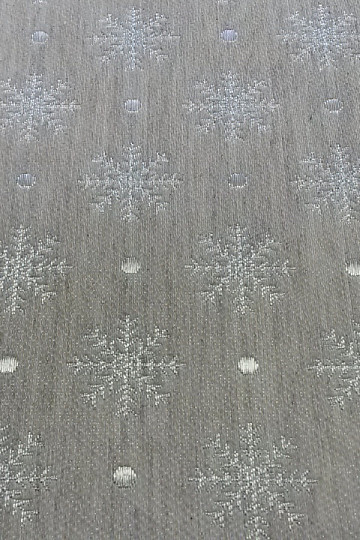 Tela decorativa navideña para manteles Gris escamas 081 ancho 280