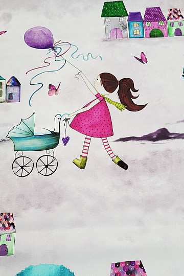Tela decorativa infantil BAMBINA