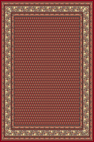 alfombra pieza PRACTICA 26 rojo