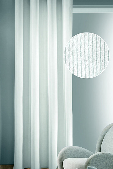 Cortina decorativa BRIT blanco 135x245