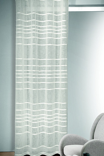 Cortina decorativa GINO blanco 135x245