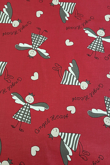 Tela decorativa ANĚL burdeos