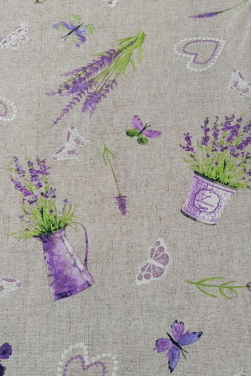 Tela decorativa LAVANDA lila
