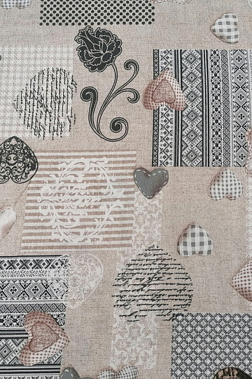 Tela decorativa MAX LOVE gris