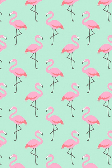 Tela de algodón FLAMINGO turquesa