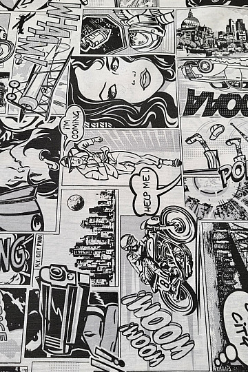 Tela decorativa KOMIKS ESPACIO