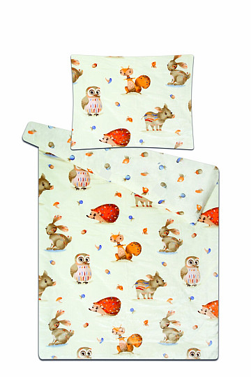 ropa de cama de microfranela Animales en el bosque