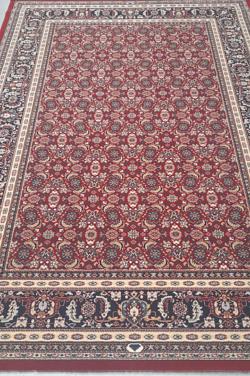 Alfombra clásica de lana ORIENT estampado integral burdeos