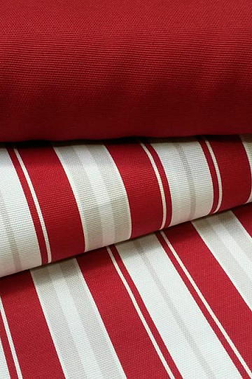Tela decorativa raya roja