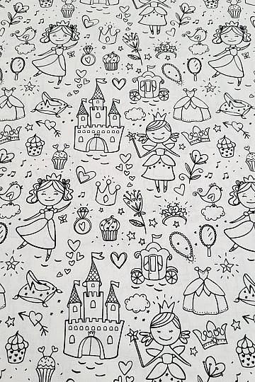 Tela para pintar PRINCESA