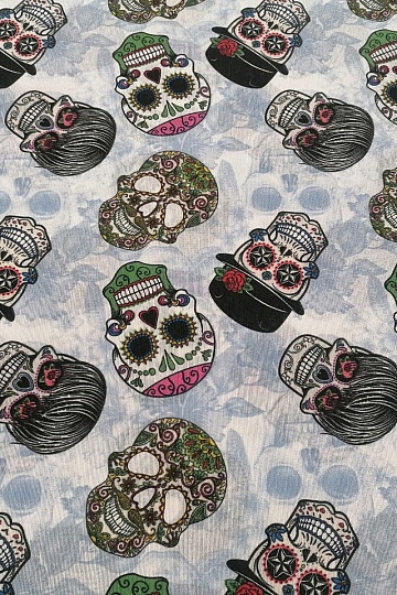 tela decorativa SKULL vudú