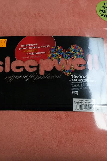 Ropa de cama de microfibra SLEEP WELL UNI terracota