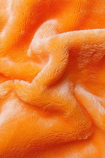 Sábana microfranela SLEEP WELL naranja