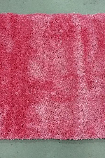 Alfombra pieza rosa SHAGGY AFRIGO brillo