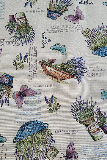 Tela tapiz JARDÍN LAVANDA 2