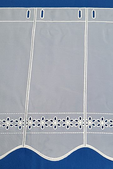 Cortina de vidrieras GERSTER 11539/0001 blanco
