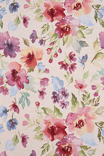 Tela de tapiz FLORES PASTEL
